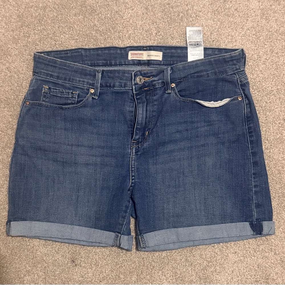 Signature by Levi Strauss Blue Denim Shorts
